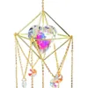 Novità Articoli Sun catcher lampadario di cristallo illuminatore arcobaleno appeso campanelli eolici decorazione del giardino di casa GWB15586