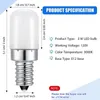 10pcs/lot LED Fridge Light Bulb 3W E14 E12 Refrigerator Corn AC220V Lamp White/Warm White Energy Saving Lights