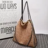 Sacos de noite Dobrável Óleo Cera Couro Senhoras Bolsa Multi Cadeia Suave Delicada Moda Ombro Tote Bolsas Rosa e Handbags244O