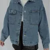 Kvinnorjackor Syiwidii ​​denimjacka för kläder överdimensionerade jeansrock koreanska rockar Spring Fall Blue Outwear 220924