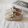 Zapatillas de deporte para niñas, zapatos de cuero pequeños, niños pequeños, bebés, primavera, niños, moda, estilo Retro, británico, suave, 220920