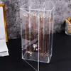 Jewelry Pouches Transparent Acrylic 24 Hooks Rotation Necklace Display Stand Pendant Organizer Holder Dust-Proof Box