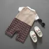 Ensembles de vêtements Born Kid Baby Boy Infant Outfits Set Jumpsuit Romper One Piece Suit