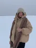 Damskie puch Parkas Krótka kurtka zima gruba bawełniana bawełniana bawełniana płaszcza Koreańska luźna puffer dam granica ponadwymiarowa 220919