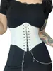 Ceintures femmes gothique cravate Corset haut Bustiers serré Cummerbund taille corps Shaper mode modélisation sangle minceur ceinture gilet