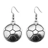 Retro Simple Handmade Jewelry Ear Cuff Football Jewelry Drop Earrings For Women Stud