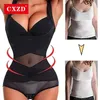 Kvinnor Shapers Cxzd Women Post Natal Postpartum Slimming Underwear Shaper Recover Bodysuits Midjetränare Body Sexy Corset 220919