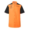 Гоночный костюм Формулы-1 F1, рубашка поло с лацканами, одежда для команды, рабочая одежда, футболка с короткими рукавами, мужская футболка на заказ