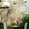 Lustres postmodernes ronds en cristal pour salon, chambre à coucher, Restaurant, Loft, lampes créatives LED nordiques