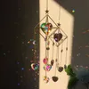 Novità Articoli Sun catcher lampadario di cristallo illuminatore arcobaleno appeso campanelli eolici decorazione del giardino di casa GWB15586