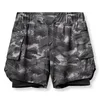 Running shorts 2022 Men 2 In 1 Gym Sport Man Camouflage workout Basketbal Sportkleding Jogging Sports Korte broek mannetje