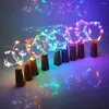 Cordes 20 LED bouchon de bouteille en forme de liège lumière verre vin fil de cuivre guirlandes lumineuses pour la fête de noël mariage