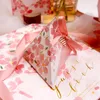 Gift Wrap 50pcs/lot European Style Cherry Bronzing Wedding Product Box Baby Shower Candy Birthday Party Packaging Boxes