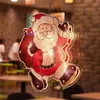 Direct supply window hanging lights Christmas decoration shop atmosphere scene layout festival LED sucker decorative lights