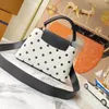 Capucines serie BB modello a pois Borsa a tracolla Totes DONNA designer di lusso Borsa a tracolla Borse in pelle di mucca