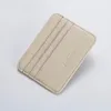 Card Holders Small Mini Travel Lizard Pattern Leather Bank Business Id Holder Wallet Case For Men Women With Window 2022