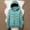 Women's Down Parkas Jacket Women Coat Autumn Winter Spring Jackets for Warm Quilted Parka Ladies and Light Female Ultralight Hooded 220919