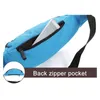 Fermeture à glissière taille emballage femmes en cours d'exécution sac étanche support de téléphone portable Murse pochette de voyage ceinture sacs de poitrine oreiller Fanny Packs J220705