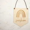 Festive Supplies 1PCS You Are My Sunshine Nursery Toddler Room Decoration Wood Hanging Sign Wall Art