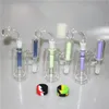 14-mm-Aschefänger aus Glas mit Räucherschalen, Quarzknaller, 45 90-Grad-Aschefänger, Reifenperkolatoren für Glaswasserbongs, Öl-Dab-Rigs
