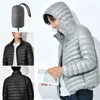 Piumino da uomo Parka da uomo inverno tenere al caldo 90% Piumino bianco piumino Abbigliamento di marca Uomo slim fit Piumino slim casual con cappuccio Taglie forti 6XL 220919