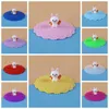 Multi style silicone Drinkware Lid dustproof cup lids butterfly cup cover silica gel sealing cup-cover T9I002088