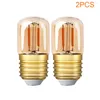 Edison LED Ampul E27 Vida Taban 2200K Süper Sıcak Beyaz Ampuller 220V 1W Amber Altın Tint Mini Tübüler Retro Lambalar