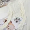 Kvinnors tröjor 2020 Summer Women Vhals Sticked Casual Slim Short Sweaters Vests Lady Sticking Soft Thin Summer Outfit For Female ZY5041 J220915