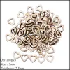 Party Decoration Creative Love Heart Wooden Confetti Table Scatters Rustic Wedding Scatter Decorations Diy Wood Slices Discs Crafts D Dh9Nd