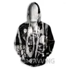 Men039s Hoodies Fashion 3D Print Korn Band Zipper Zip Up Hooded Sweatshirts Harajuku Hoodie Hip Hop4297820