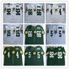 WS American College Football Wear NCAA Men's Vintage Brett Favre Paul Hornung Bart Starr Ray Nitschke Reggie White Mn Football Sticthed Jersey