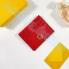5A Quality Luxurys Designers حامل البطاقة محفظة محفظة أزياء بطاقات مفتاح الأزياء فتحات جلدية حقيقية من النقاط العملاقة