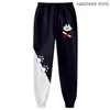 Pantalones de hombre VTuber Ookami Mio 3D estampado Sweat Joggers pantalones hombres/mujeres ropa moda Harajuku pantalones de chándal