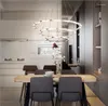 Hängslampor l akryl kreativ personlighetsutrustning ljuskrona postmodern minimalistisk kontor vardagsrum mat ledde