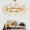 Pendant Lamps Fancy Chandelier Crystal LED Acrylic Modern For Living Room Lights AC110-240V Lighting Bed G4 Lamp