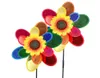 Decorazioni da giardino Girandole arcobaleno Girasole Whirligig Wind Spinner Grande mulino a vento Giocattoli per cortile Prato Art Decor Baby Kids Toy GWE14286