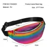Kvinnors Bumbag Laser Belt Bag Holographic Fanny Pack Designer Midjepaket Telefonp￥se f￶r Party Travel Chest Belly J220705