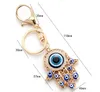 Hamsa Hand Key Rings Mal Palmy Pingente Pingente Chaves Cores de Prata Gold para Mulheres Presente