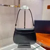 Tasarımcı P Marka Cleo Bags Mini Koltuklu Çantalar Bagetler Parlak Hobo Omuz Totas Crossbody Bag323k