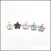Charms 20pc / lot 14x16mm couleurs mignon fleur pendentif charme bricolage médaillon charmes adaptés à la fabrication de bijoux flottants 91 E3 Drop Delivery 2021 Dhnrc