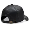 ボールキャップPUレザー冬の野球キャップメンハット調整可能な勝者ウォームイヤーフラップhomme hatship hop casquette gorras 220920