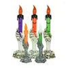 Dekoracja imprezy Halloween Ghost Hand Candle Light z elektronicznym nawiedzonym domem przerażające zapasy nocne