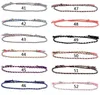 52colors Handmade Woven Braided Rope Friendship Bracelet Beach Bohemian Polyester Thread Weave String Bracelets for Women Men Christmas Gift Wholesale