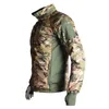 Hunting Jackets Army Tactical Jacket Men Military Clothing Mountaineering Camping Hiking Hooded Coats Keep Warm Waterproof Windbreaker