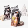 Party Decoration 10PCS Package Card Cartoon Wild Animal Biscuits Bags Kids Birthday Decorations Easter DIY Gifts Supplies