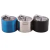 Handvevtobaks Herb Reting Grinder 4 Lager 63mm stor zinklegeringslipor Cigarettkryddskross med handtag Sharpstone Th0388