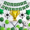 Golden Trophy Futbol Yıldız Folyo Balonlar Erkek Adam Doğum Günü Partisi Dekor Spor Oyunları Hava Topları Globos Bebek Duş Malzemeleri