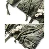 Mens Down Parkas Aboorun Vintage Army Patchwork Duck Kaczek Oryginalna luźna, ciepła płaszcz dla mężczyzn 220919