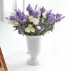 Decorative Flowers 1Pc Lavender Artificial Rose Pe Wedding Bouquet Home Living Room Decoration Fake Flower Valentines Craft Wreath Supplies