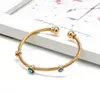 Bracelet en forme d'oeil turc maléfique, goutte d'huile, couleur or argent, cadeaux pour femmes et hommes, bijoux à la mode